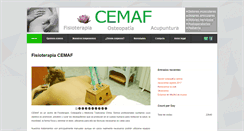 Desktop Screenshot of fisioterapiacemaf.com